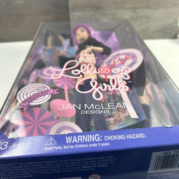 Lollipop Girls Lulu London Doll 2002 Jan McLean Designs #706201 - New In Box - Picture 6 of 7